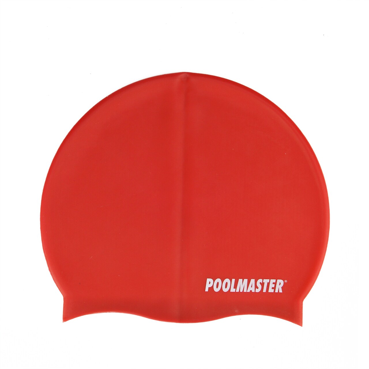 Swim Central 8.5" Red Solid Swim Cap for Swimming Pools and Spas for Teens and Adults